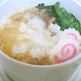 レンジで一人鍋がオシャレ☆　「鶏の雪見鍋」